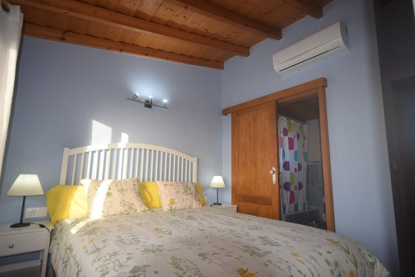 Schlafzimmer, Casa Florita, Günstiges Ferienhaus La Palma mit Pool