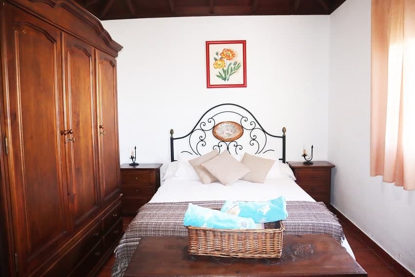 Bedroom, Casa Herminia, Holiday House with Pool Puntagorda, La Palma
