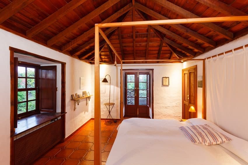 Schlafzimmer, Casa Las Tortugas, Ferienhaus La Palma, El Paso