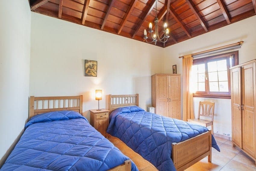 Dormitorio, Casa Van de Walle, Casa Rural La Punta