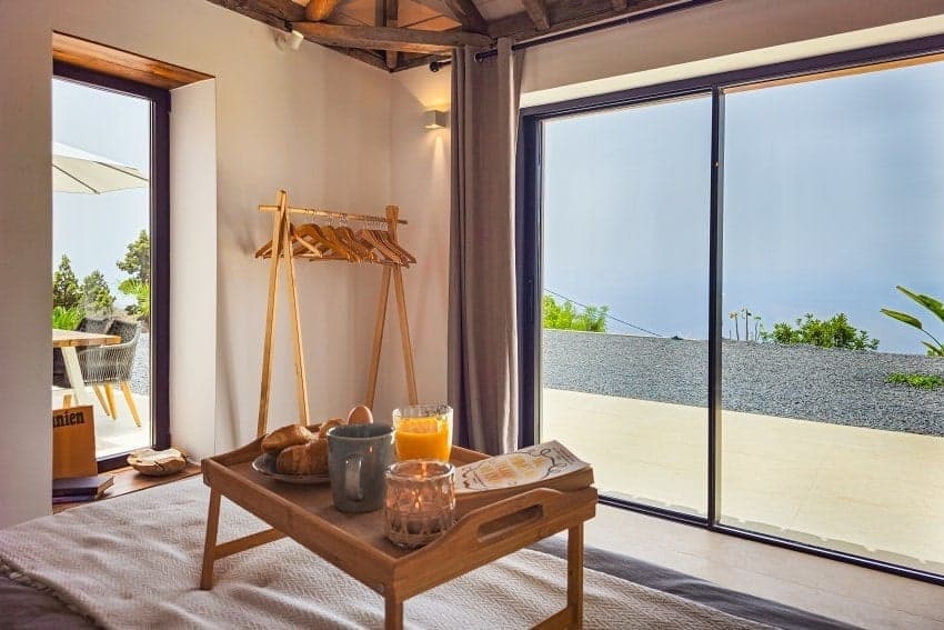 Schlafzimmer, Casa de Ensueño, Ferienhaus Tijarafe, La Palma