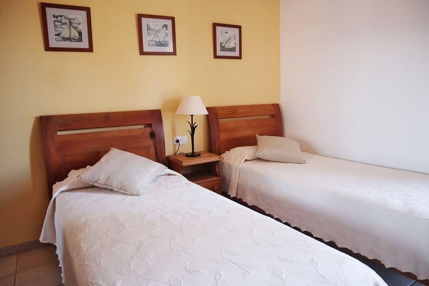Schlafzimmer, Einzelbetten, Villa Cora, Fuerteventura