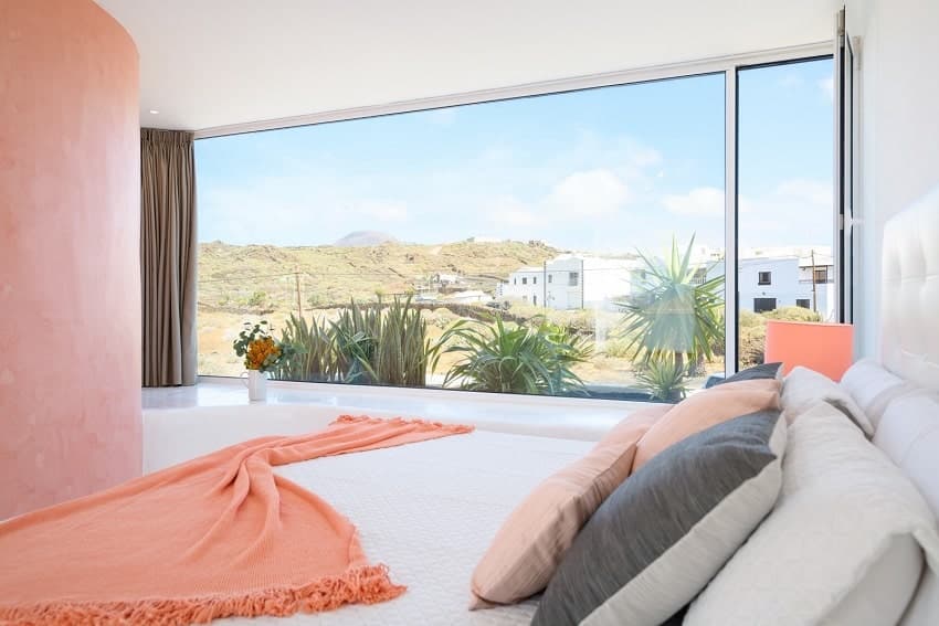 Dormitorio, Suite Pool Deluxe, Apartamento en Lanzarote