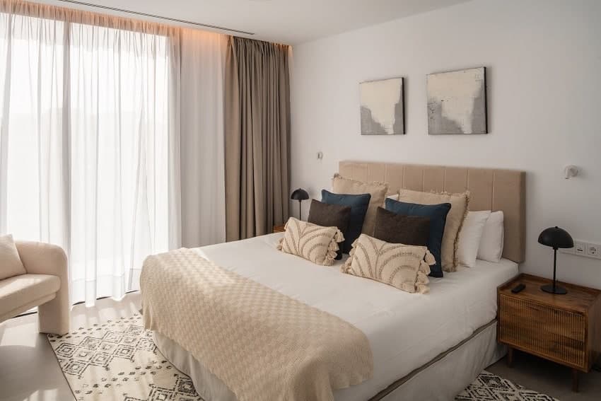 Schlafzimmer, Villa Avasarala, Lanzarote Villa mit Pool