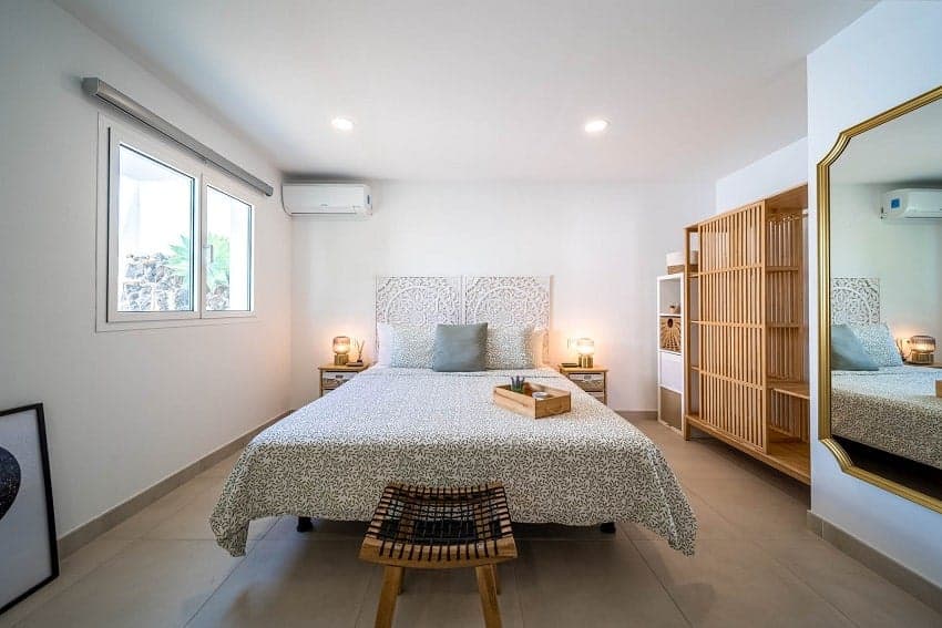 Schlafzimmer, Villa Cartamar, Ferienvilla Lanzarote