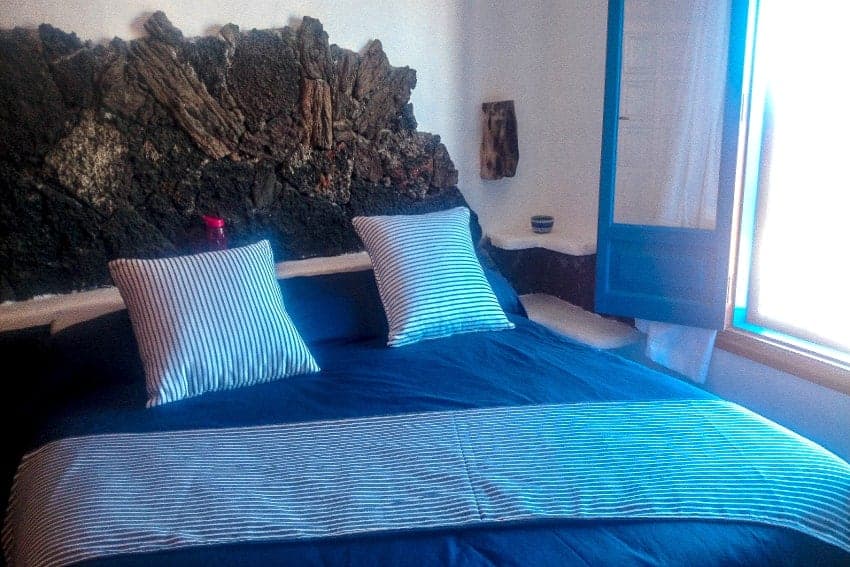 Dormitorio, Villa Manrique, Alojamiento en El Hierro con Piscina