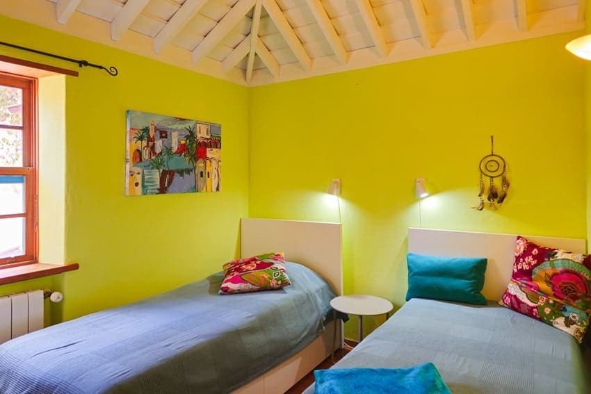 Schlafzimmer, Villa Miramatos, Ferienhaus mit Pool Puntagorda, La Palma