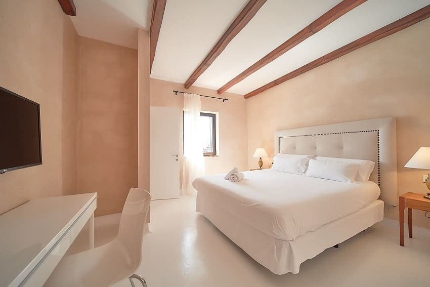 Schlafzimmer, Villa Mykonos, Ferienhaus Lajares