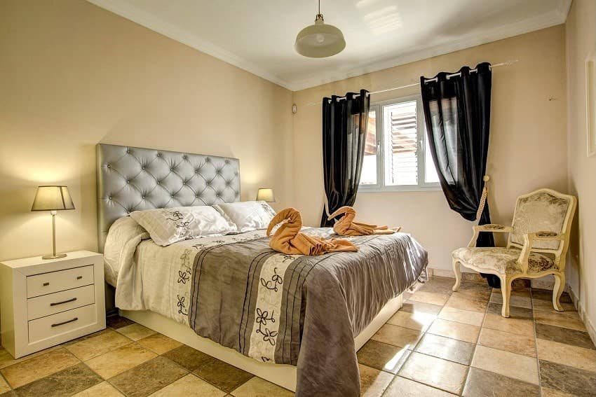 Dormitorio, Villa Risco, Villa Lanzarote