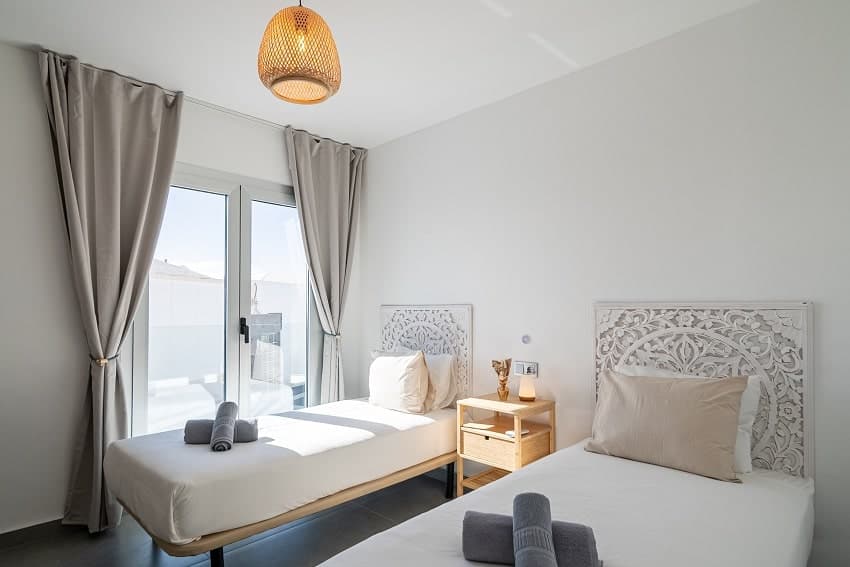 Schlafzimmer, Villa Sea La Vie, Lanzarote Schlafzimmer, Villa Sea La Vie, Lanzarote