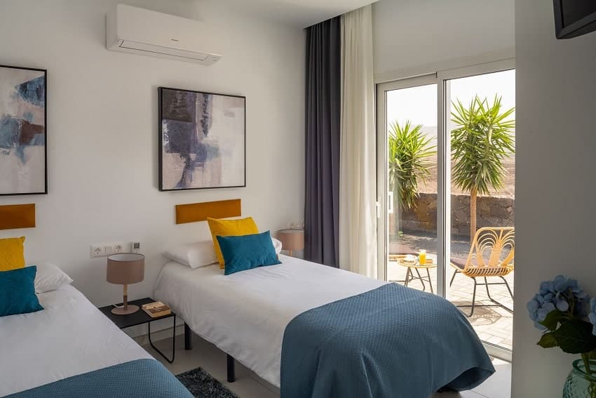 Schlafzimmer, Villa Sunrise B, Villa Lanzarote mit Pool