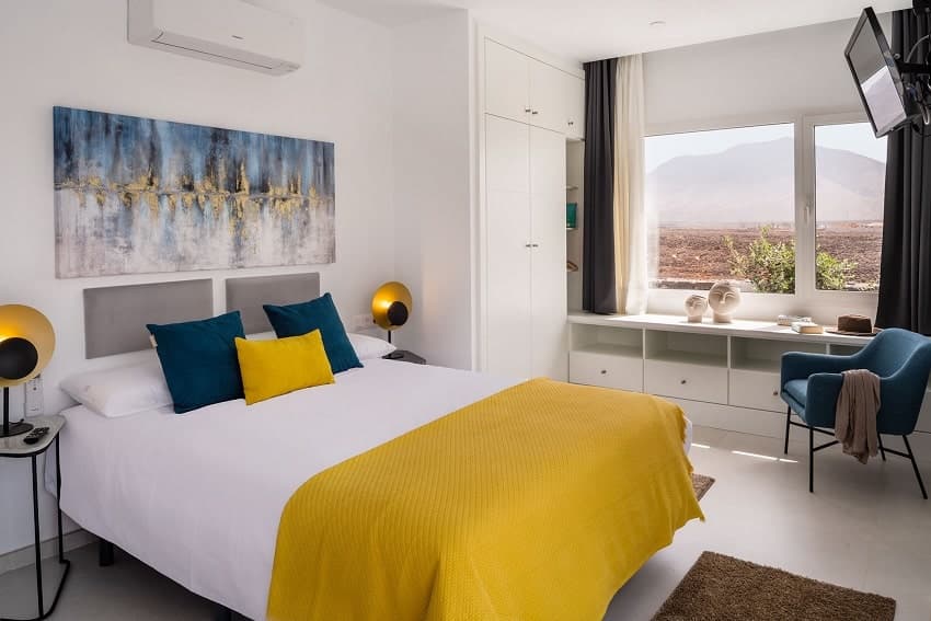 Schlafzimmer, Villa Sunrise B, Luxus Ferienhaus Lanzarote