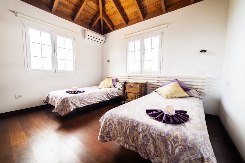 Dormitorio, Villa Tojayma, Casa Rural con Piscina Privada Tijarafe