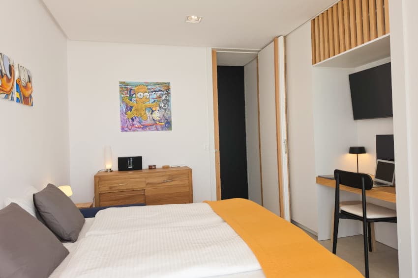 2. Bedroom and Working Space, Villa Relax, Holiday Villa with Private Pool La Palma 2. Bedroom and Working Space, Villa Relax, Holiday Villa with Private Pool La Palma