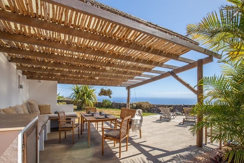 Sitzbereich, Villa Vista Reina, Ferienhaus La Palma Tijarafe