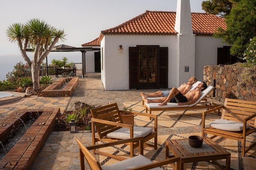 Zona de Descanso, Alpalma Casa y Jardín, Casa Rural con Piscina Puntagorda