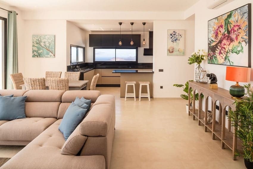 Sofa, Villa Caprica, Lanzarote Villa to Rent