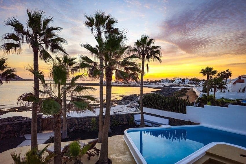 Sonnenaufgang, Villa Luma, Ferienhaus Corralejo