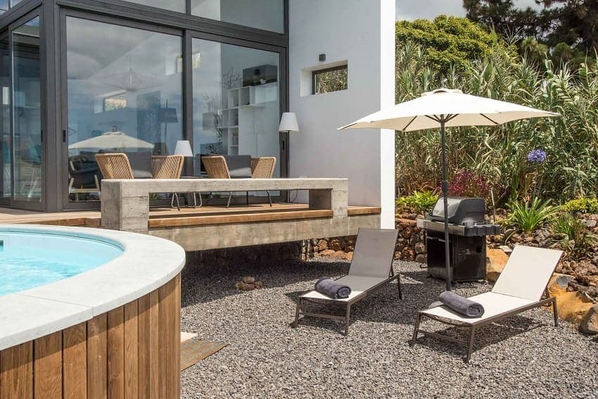 Sunbeds, The Blue Casa, Villa La Palma