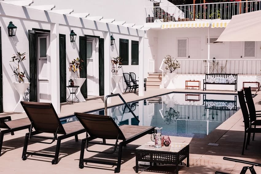 Sunbeds, Villa Imperial, Villa Tazacorte with Pool