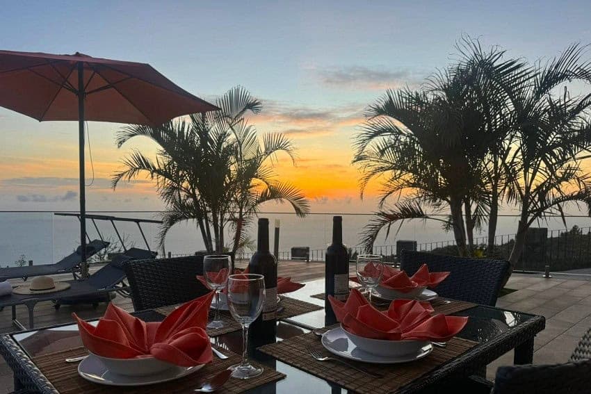 Sunset, Casa Mica, Holiday Rental Tijarafe, La Palma