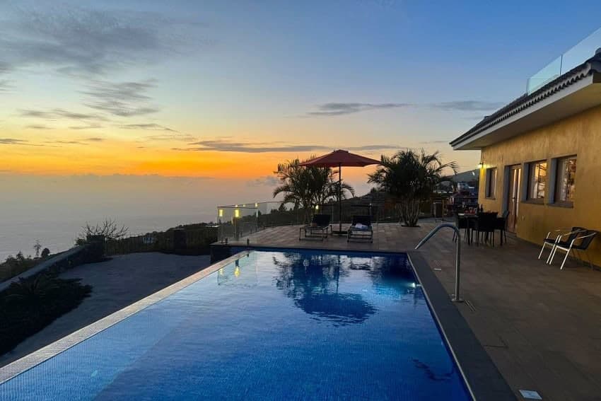 Sunset, Casa Mica, Holiday Rental Tijarafe