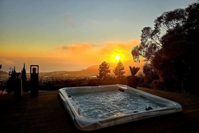 Sonnenuntergang, Casa Miguelita, Ferienhaus El Paso