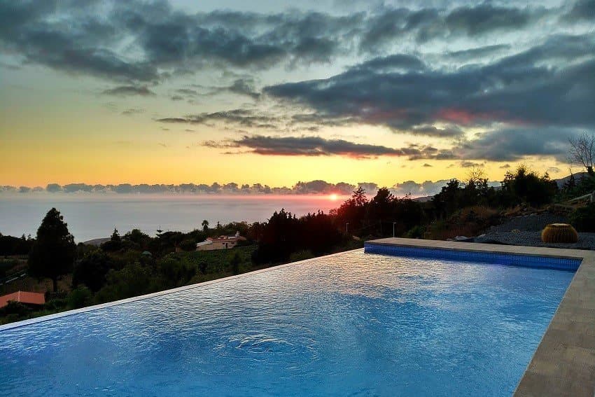 Sonnenuntergang, Casa Puesta del Sol, Ferienhaus El Paso La Palma