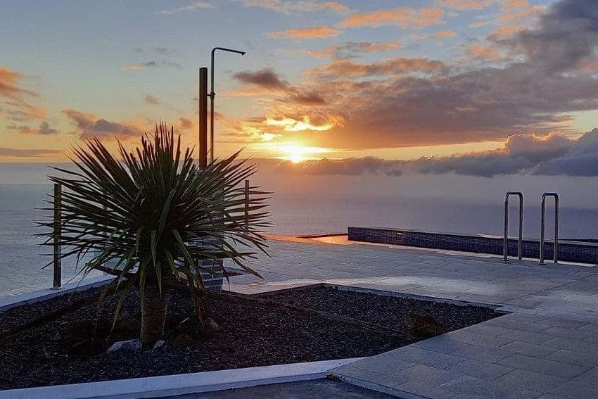 Sunset, Villa Balcón del Mar, Villa Puntagorda, La Palma