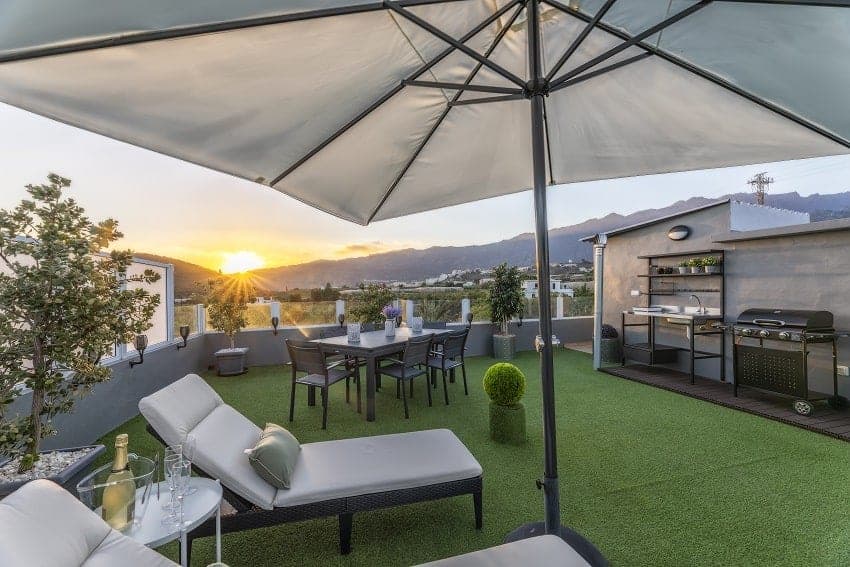 Sonnenuntergang, Villa Montserrat, Haus auf La Palma mieten