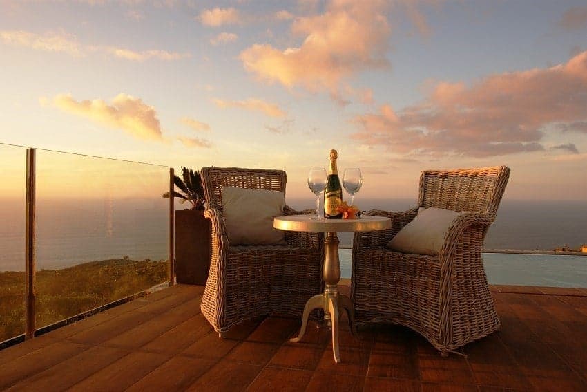 Sonnenuntergang, Villa Pura Vida, La Palma Villa