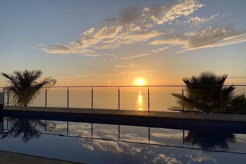 Sunset, Villa Tigotan, Villa Rental La Palma Canary Islands