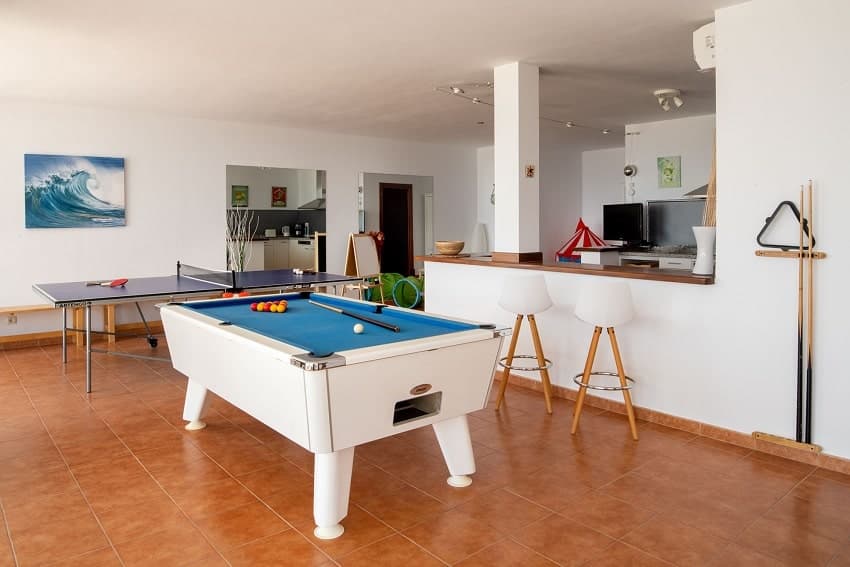 Sala de Juegos, Villa Odin, Lanzarote