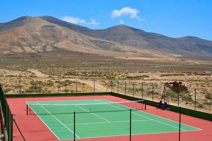 Tennisplatz, Villa Cora, Villa auf Fuerteventura mieten