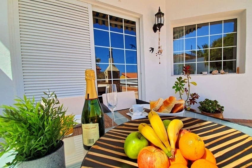 Terrace, Casa Blanca, Holiday Cottage Fuerteventura, Tarajalejo