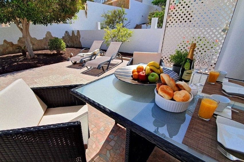 Terrace, Casa Blanca, Holiday Cottage Fuerteventura