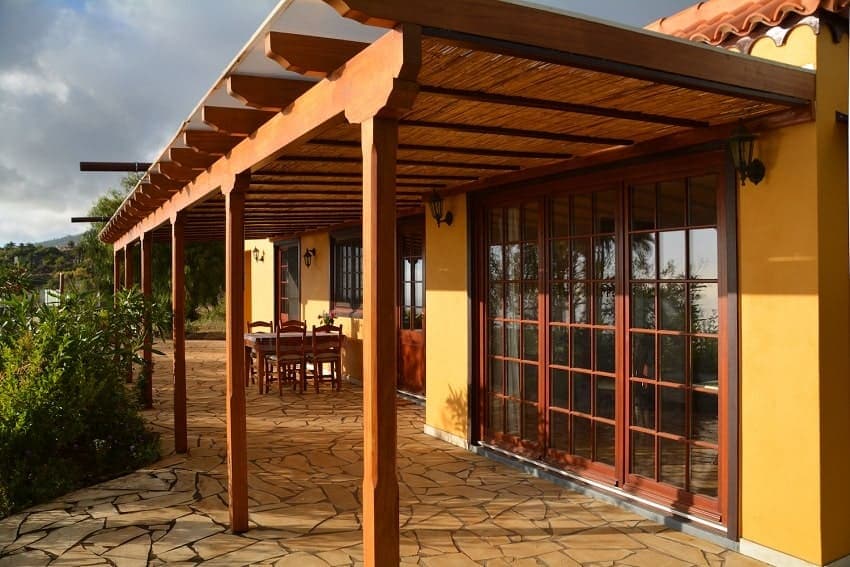 Terraza, Casa Caracol, Casa Rural en La Palma Canarias
