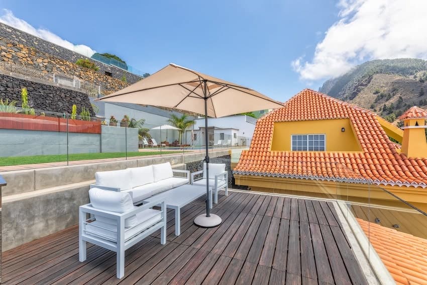 Terrasse, Casa Dianayer, Ferienhaus La Palma Los Llanos