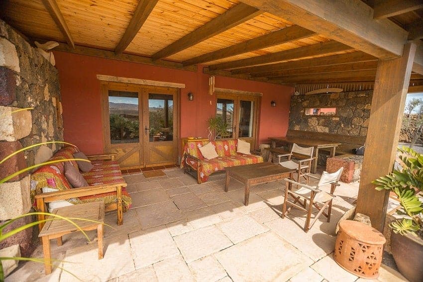 Terraza, Casa El Campo, Casa Rural Lajares