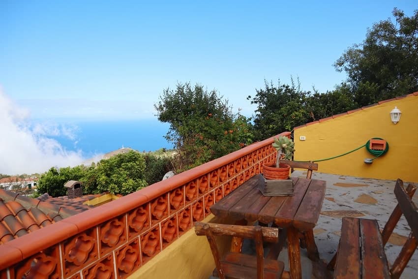 Terrace, Casa Herminia, Holiday House with Pool Puntagorda