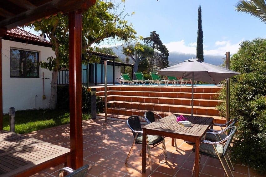 Terrasse, Casa La Grenadina, Ferienhaus La Palma