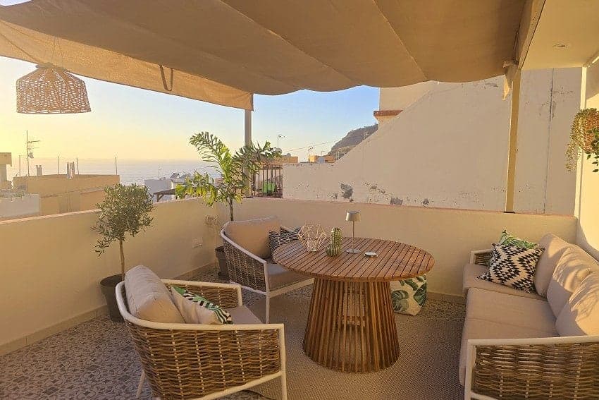 Terraza, Casa La Margarita, Casa Vacacional Tazacorte