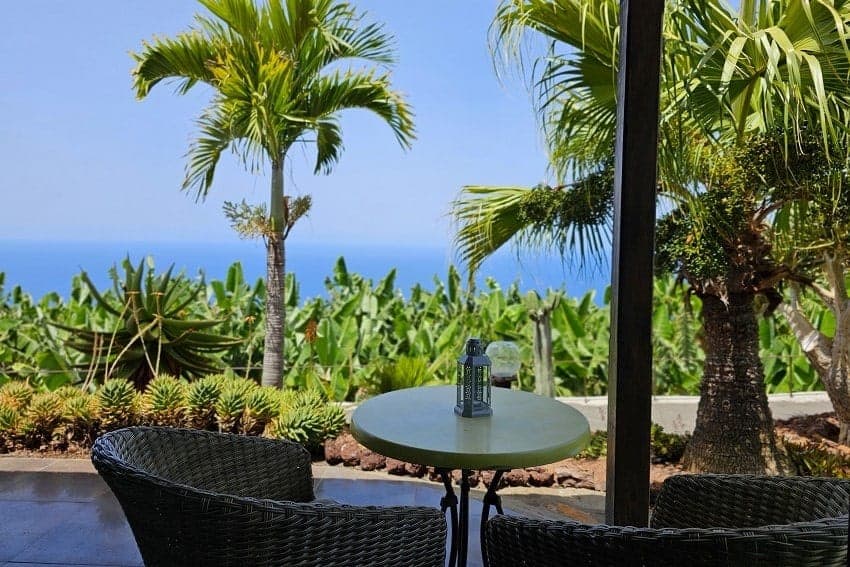 Terraza, Casa Las Vetas, Alojamiento Tijarafe
