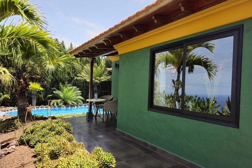 Terraza, Casa Las Vetas, Alojamiento Tijarafe, La Punta