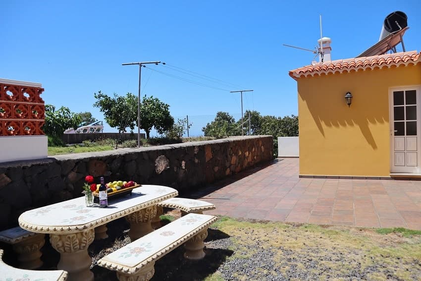 Terrasse, Casa Mar, Ferienhaus La Palma