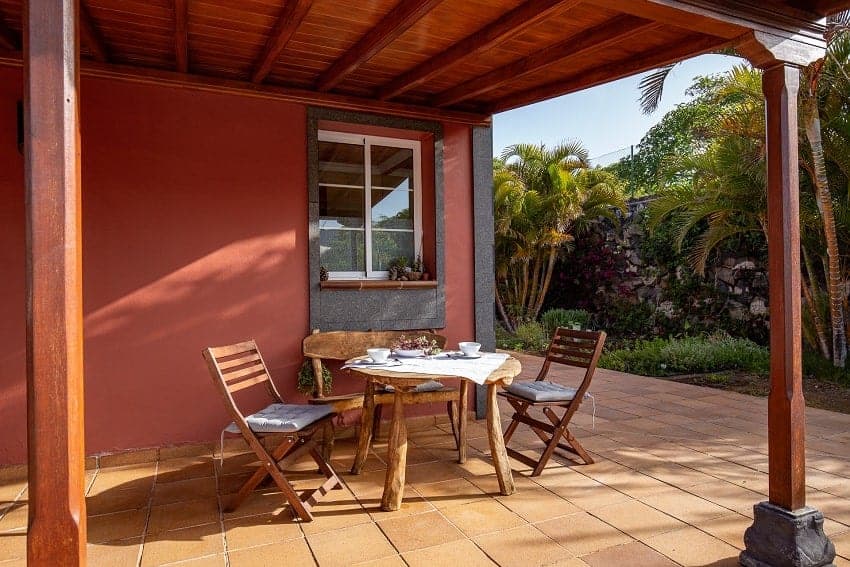 Terrace, Casa Ocanto, Holiday Home with Pool La Palma, Tijarafe
