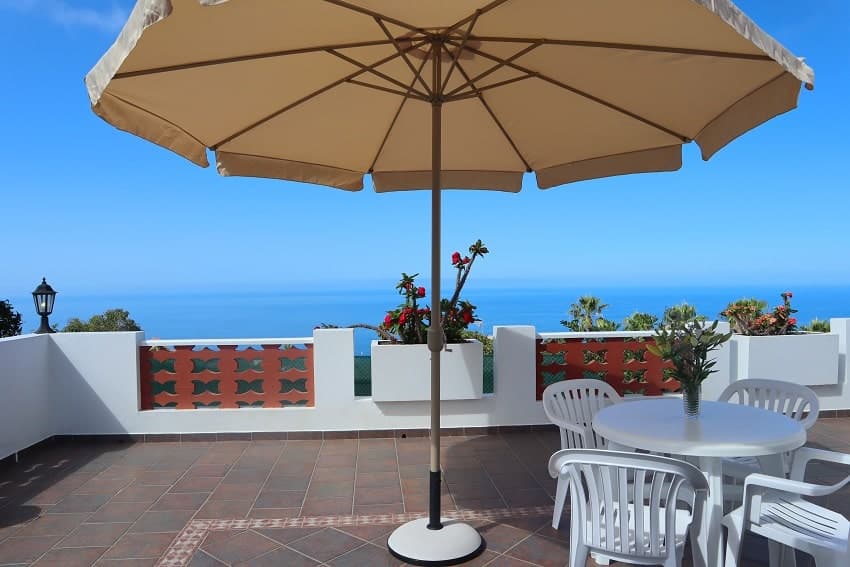 Terrasse, Casa Sol, Ferienhaus La Punta mieten