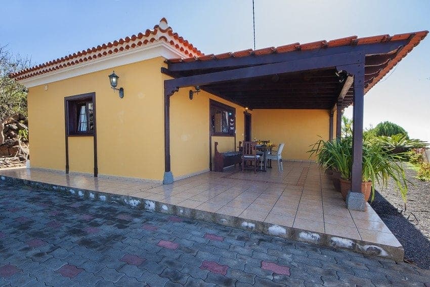Terraza, Casa Van de Walle, Alquiler Casa Rural La Palma