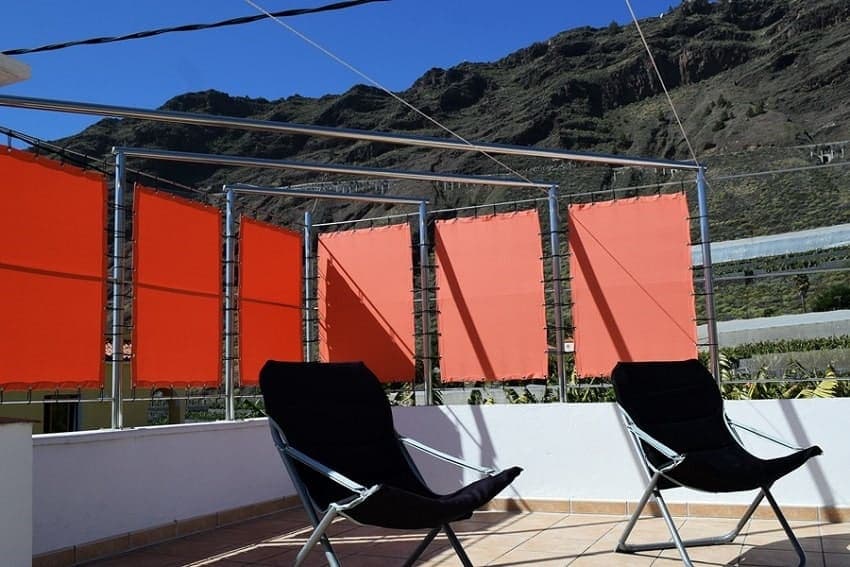 Terraza, Casa Vista Caldera, Alquiler Vacacional La Palma