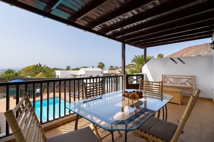 Terraza, Casa Vista Lobos, Vivienda Vacacional Playa Blanca